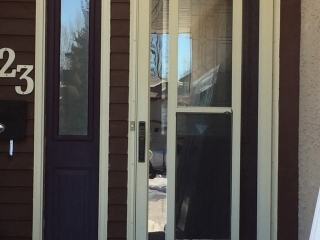 Old Wood Door and Side Lite - Regina, Saskatchewan - 01.2018